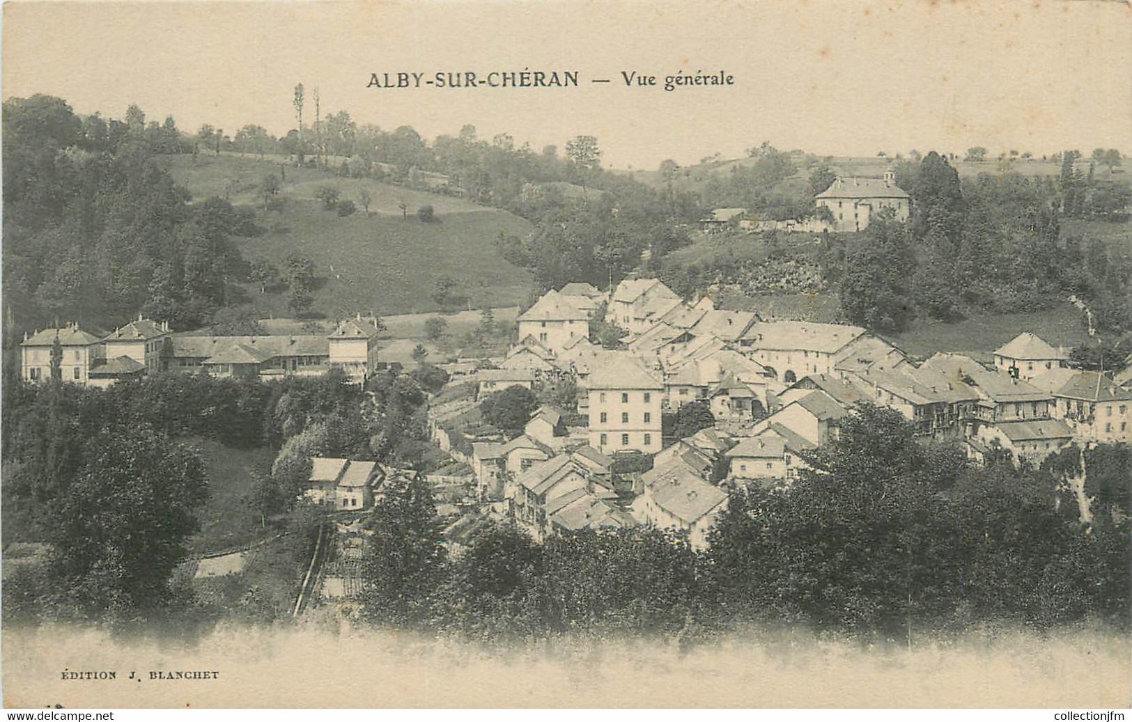 .CPA  FRANCE 74 " Alby Sur Chéran,  Vue Générale" - Alby-sur-Cheran