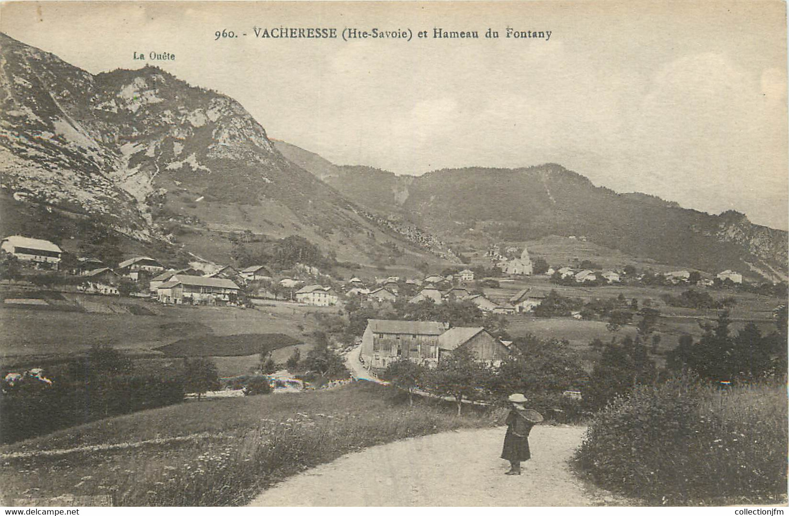 .CPA  FRANCE 74 " Vacheresse, Hameau De Fontany" - Vacheresse