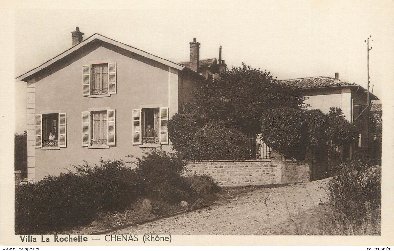 .CPA  FRANCE 69 " Chenas, Villa La Rochelle" - Chenas