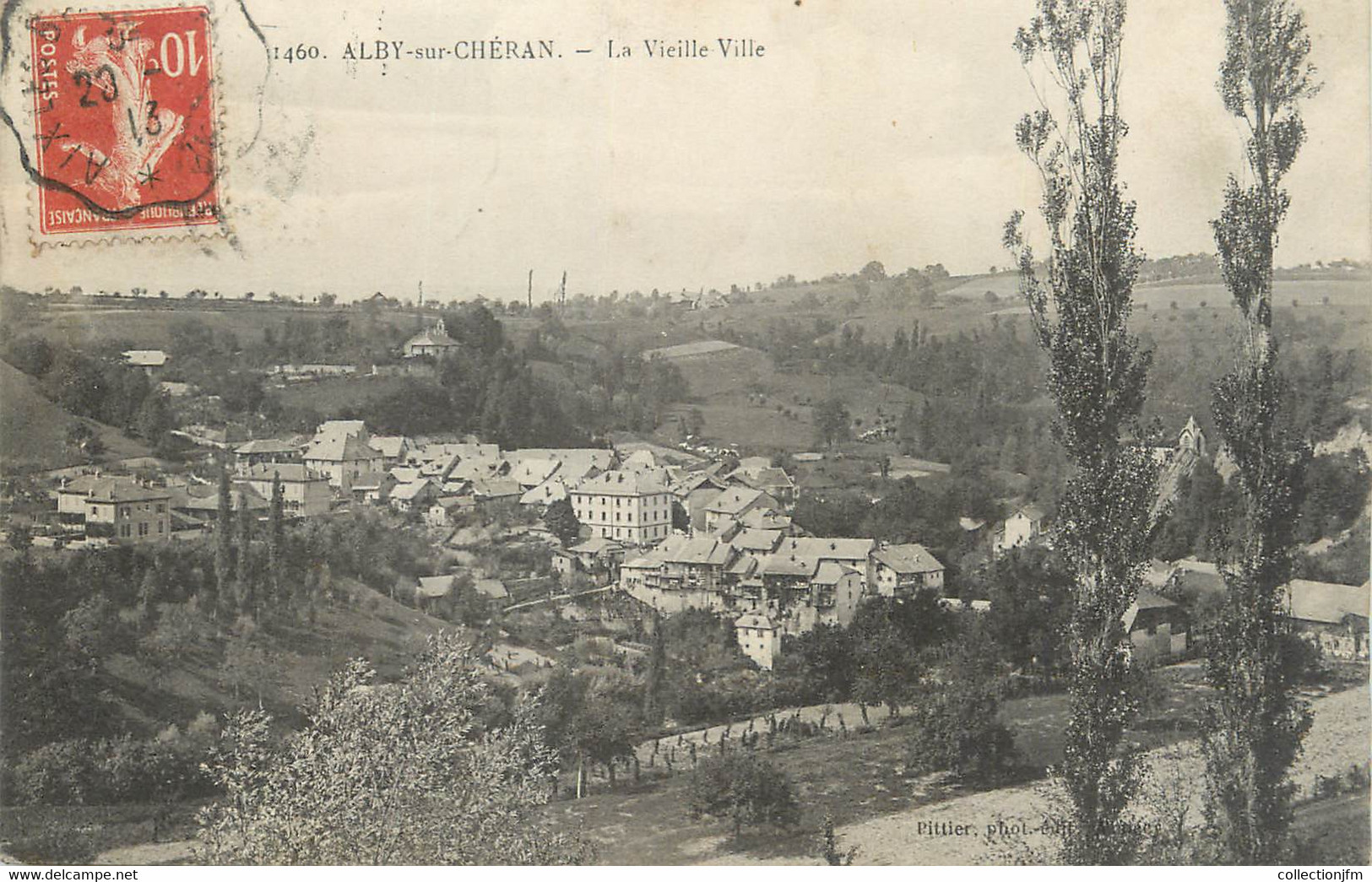 .CPA  FRANCE 74 " Alby Sur Chéran,  La Vieille Ville" - Alby-sur-Cheran