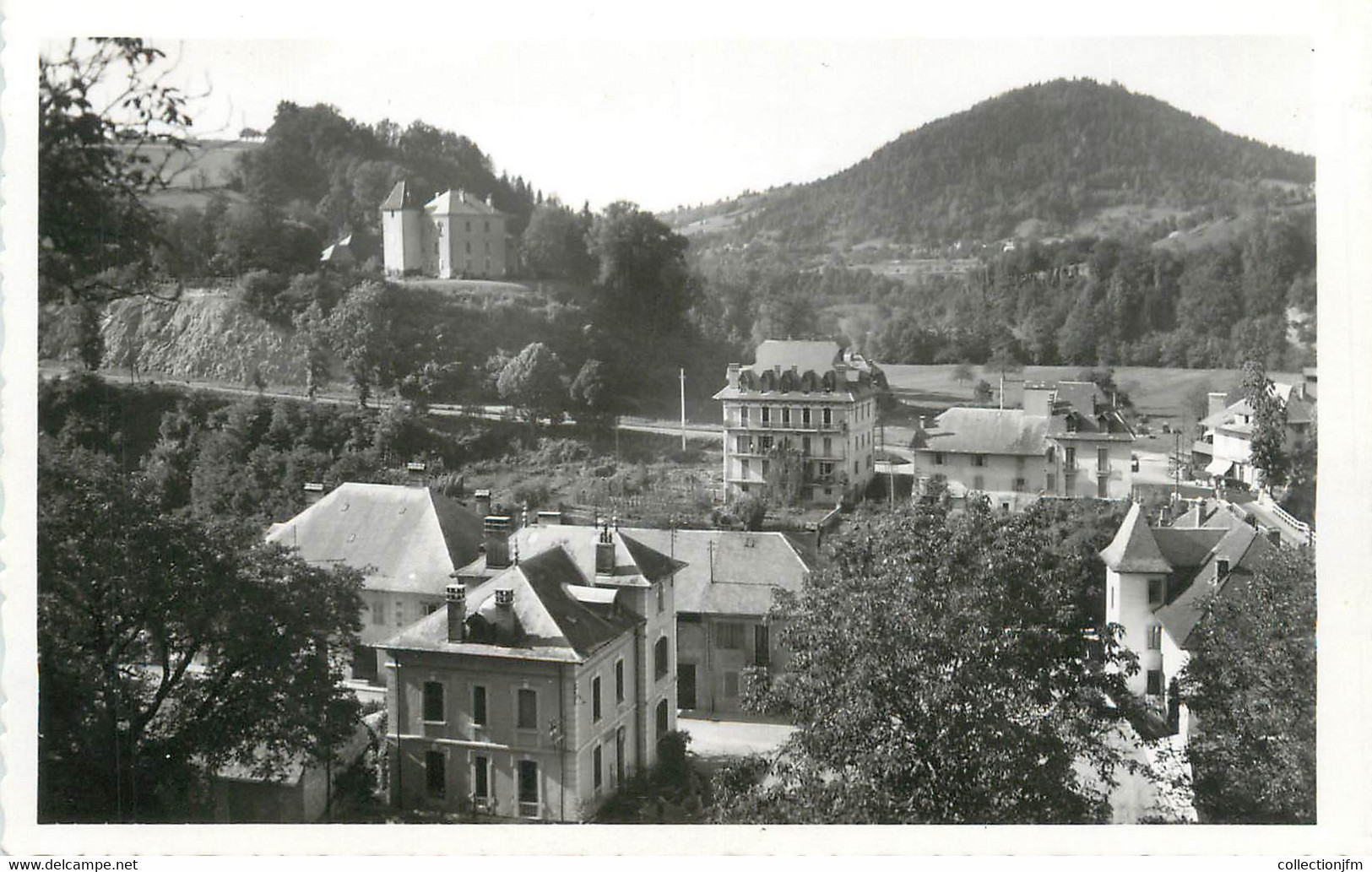 .CPSM  FRANCE 74 " Alby Sur Chéran, Vue Générale Et Château De Montpont " - Alby-sur-Cheran