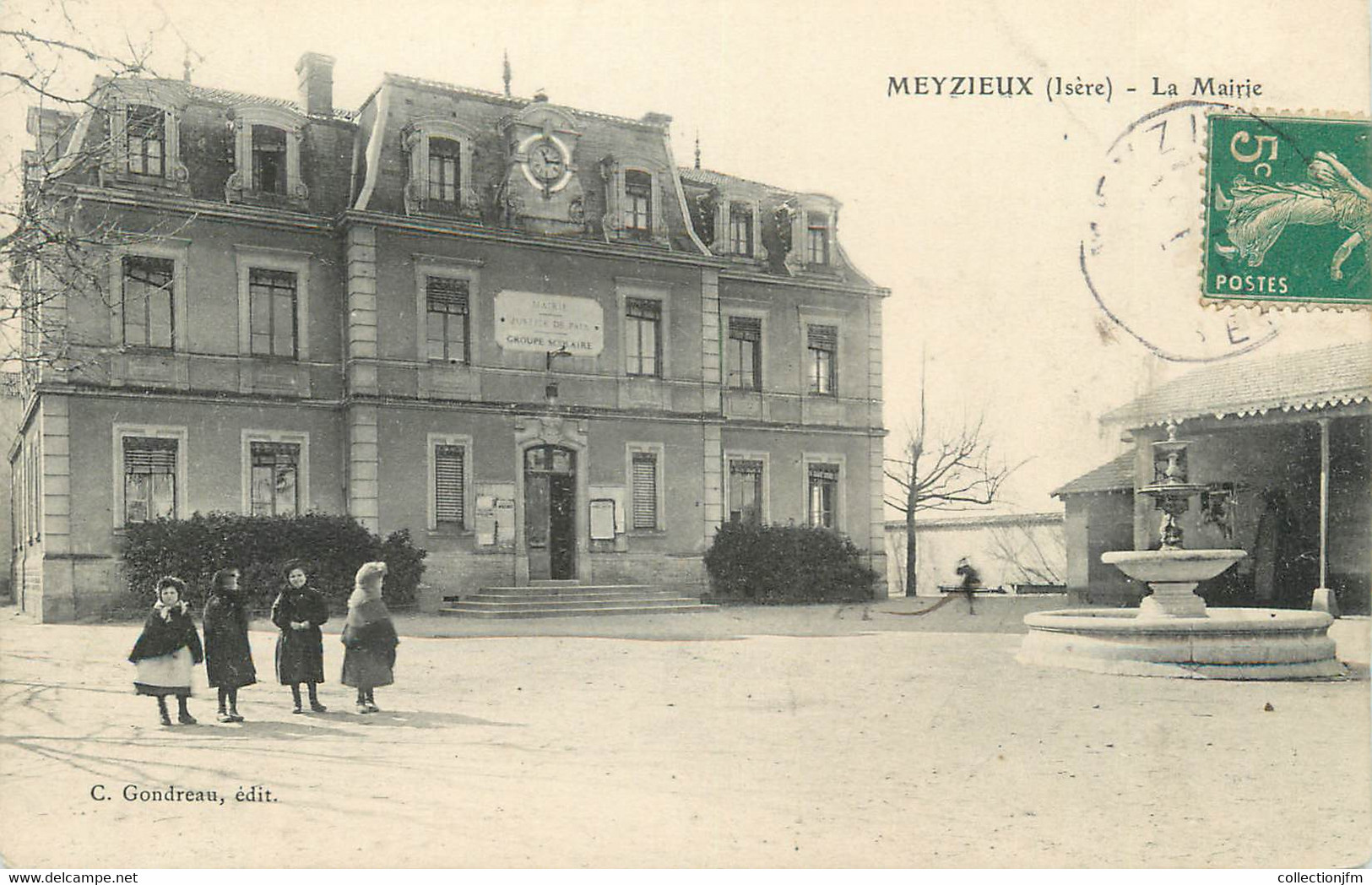 .CPA FRANCE 69 " Meyzieu, La Mairie" - Meyzieu