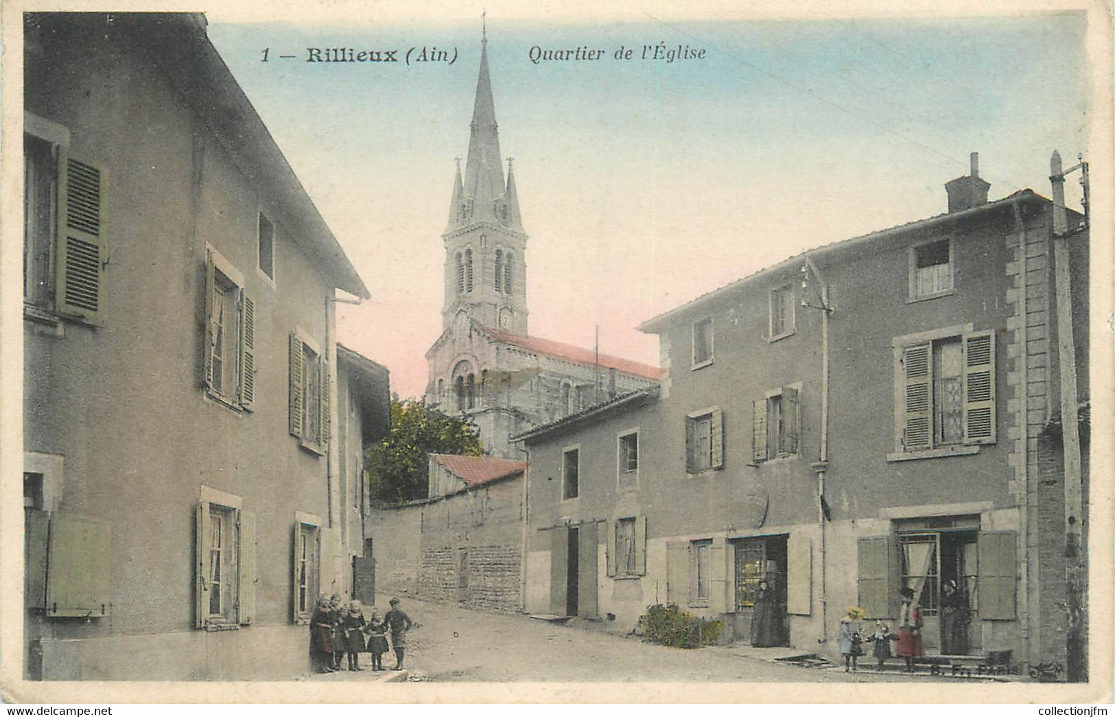 .CPA  FRANCE 69 " Rillieux, Quartier De L'église" - Rillieux La Pape