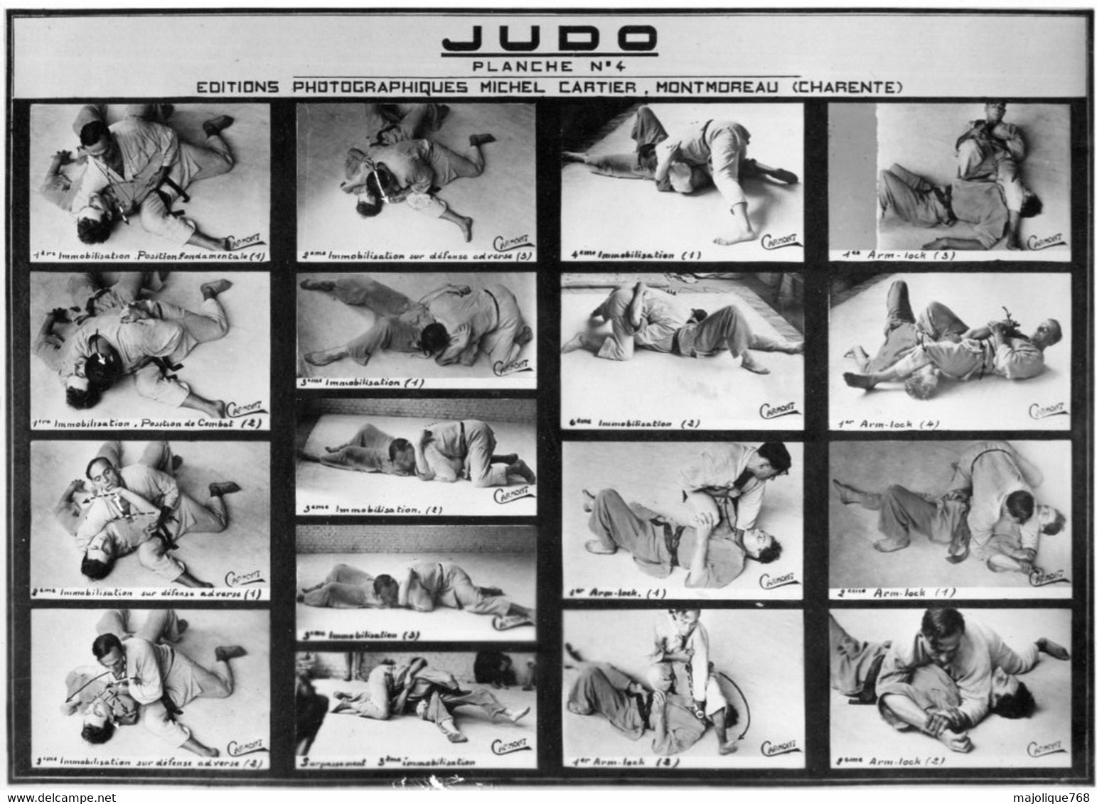 7 Plaques Lumière Lumichrome-18x24 éditions Photographie Sur Le Judo, Par Michel Cartier. + 1 Photo Et 2 Plaques N°7&6 - Glass Slides