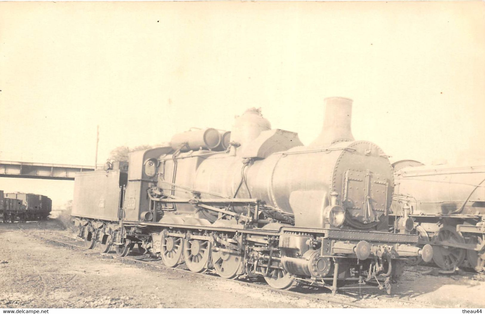 ¤¤   -  Carte-Photo D'une Locomotive Ancienne   -  Chemin De Fer Du P.L.M.        -  ¤¤ - Materiale