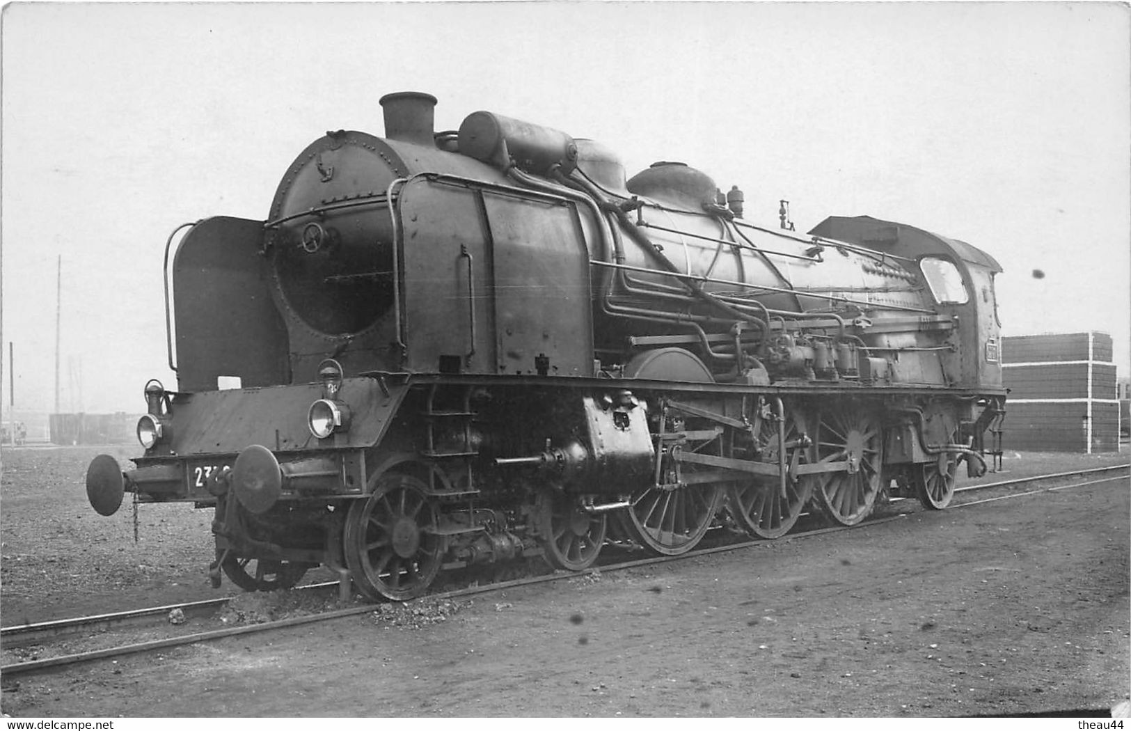 ¤¤   -  Carte-Photo D'une Locomotive Ancienne   -  Chemin De Fer Du P.L.M.        -  ¤¤ - Zubehör