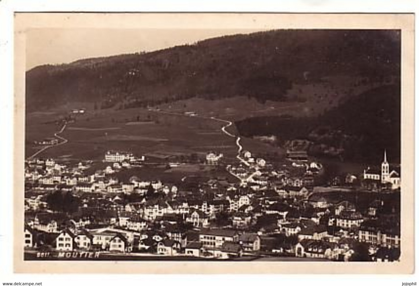 Moutier - Société Graphique - Circulé 1933 - Moutier