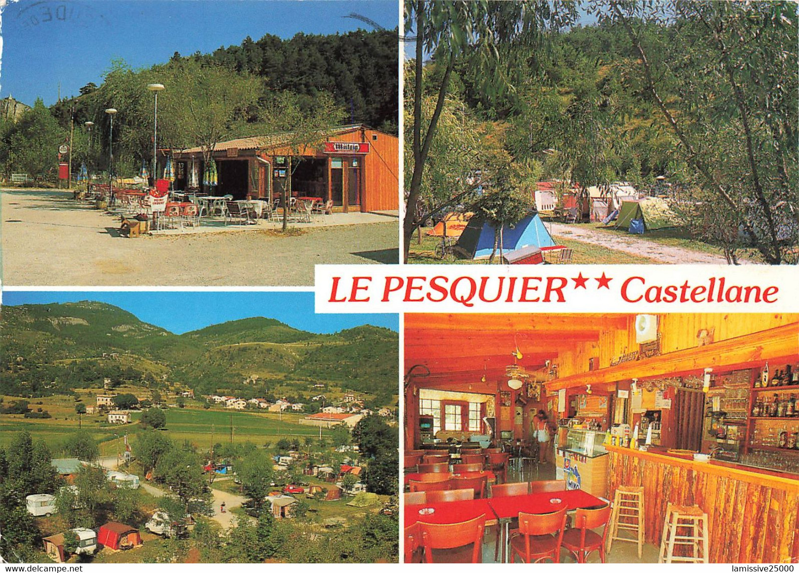 04 Castellane Multivues Restaurant  Bar Camping Le Pesquier - Castellane