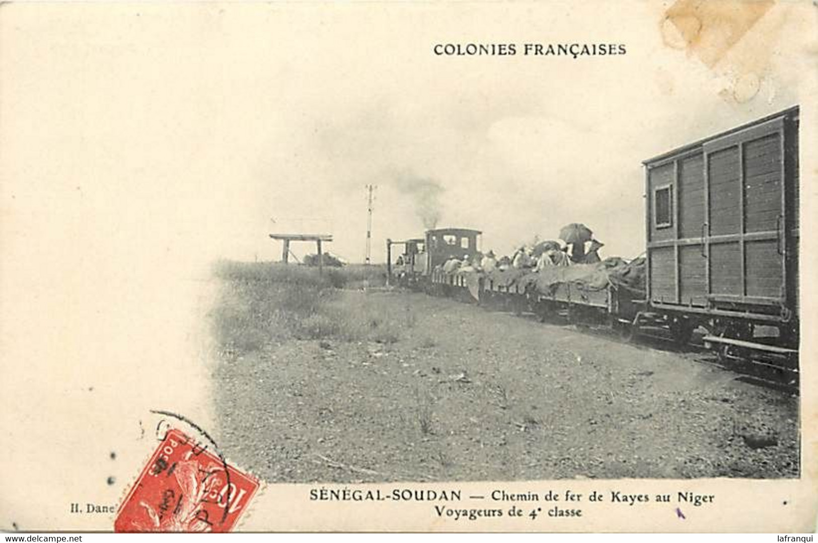 Pays Div- Ref Y312-senegal -soudan - Trains - Train Ligne De  Chemin De Fer De Kayes Au Niger - - Niger