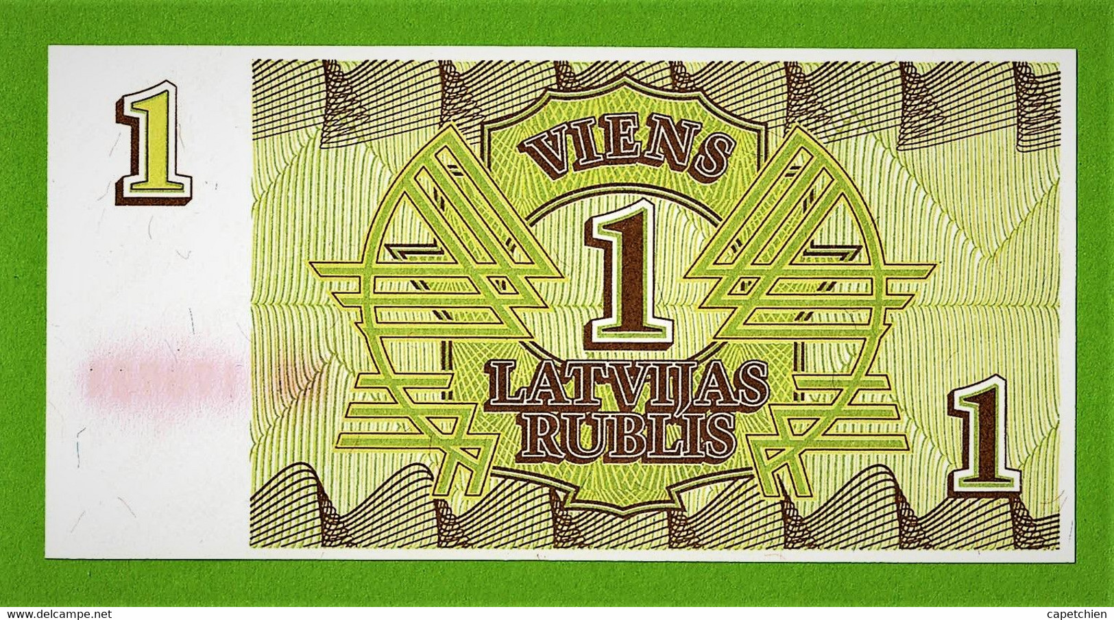 LETTONIE / 1 LATVIJAS RUBLIS / 1 ROUBLE LETTON - Latvia