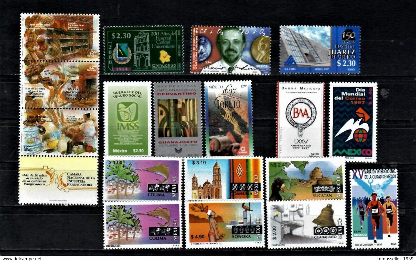 MEXICO-7 !!! Year (1993-1999) sets. MNH.Almost 280 issues