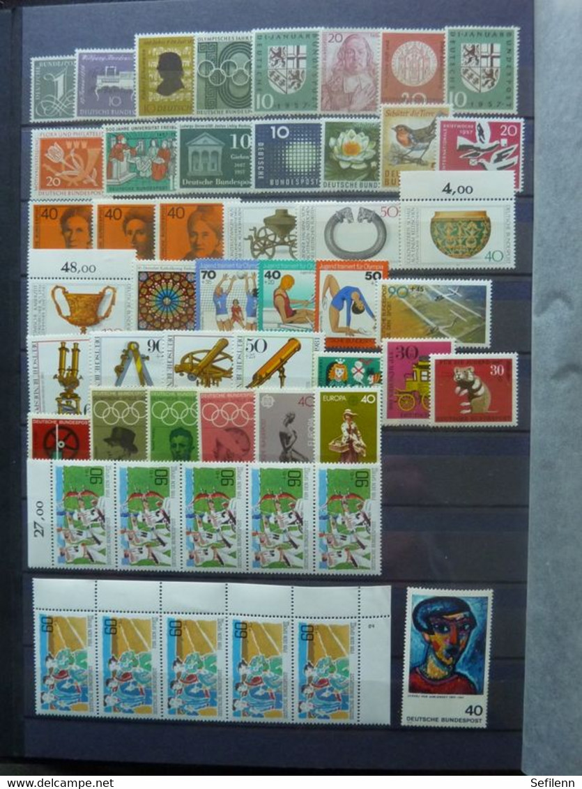 Bundespost/Deutsche Bundespost/West Duitsland/Germany/Berlin/Berlijn Postfrisch/Neuf Sans Charniere/Mint Never Hinged - Collections (with Albums)