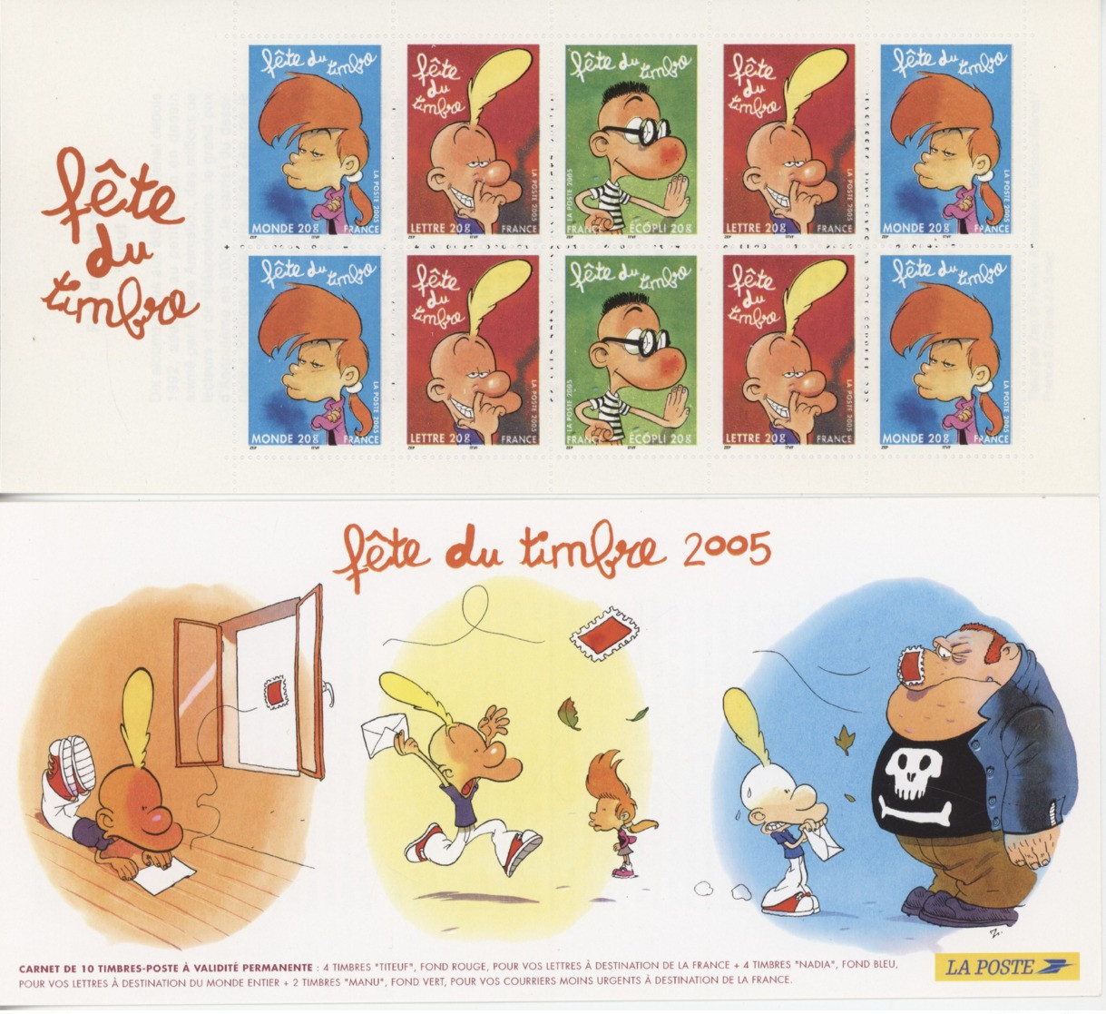 BC 3751a  Y.T. Carnet France Neuf** Titeuf Fête Du Timbre 2005 - Dag Van De Postzegel