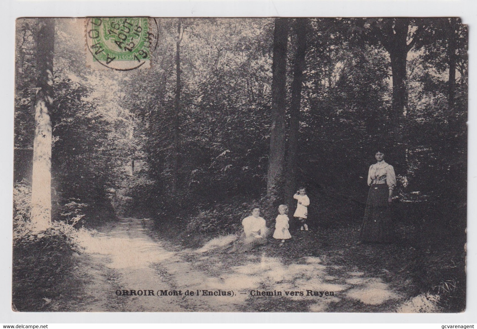 ORROIR MONT DE L'ENCLUS  CHEMIN VERS RUYEN - Kluisbergen