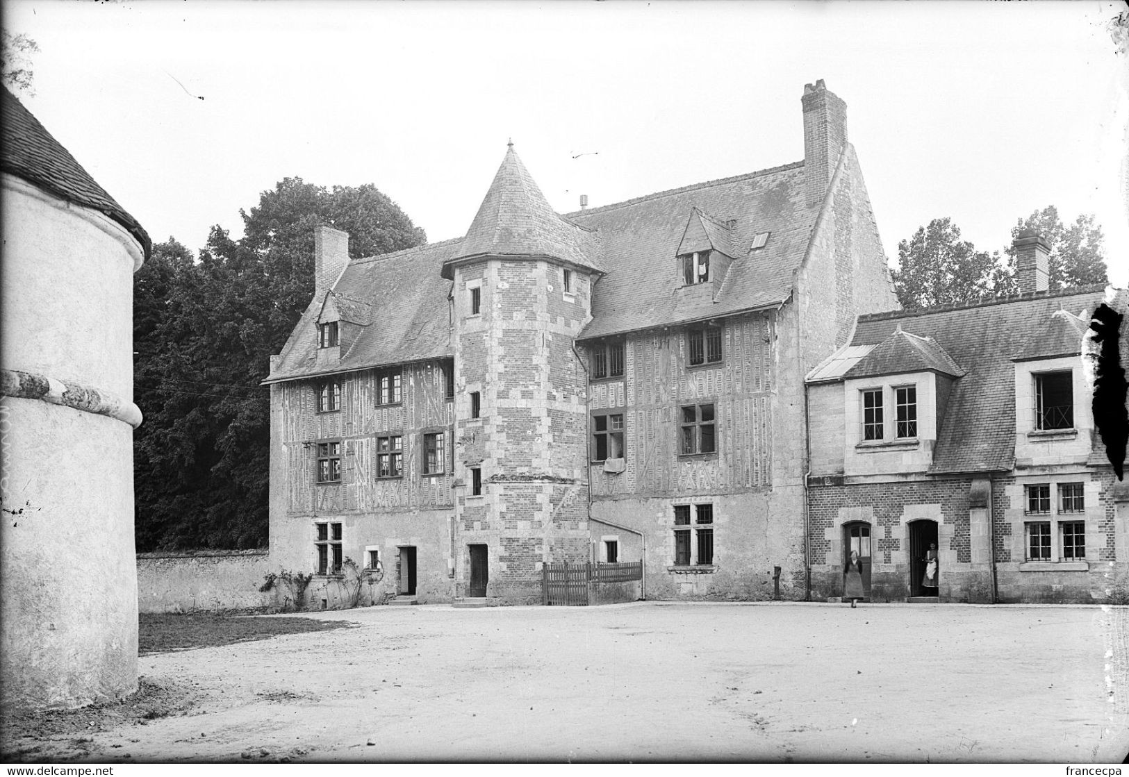 PN - 162 - INDRE ET LOIRE - MONNAIE - Manoir De Bourdival 162 - Original Unique - Plaques De Verre