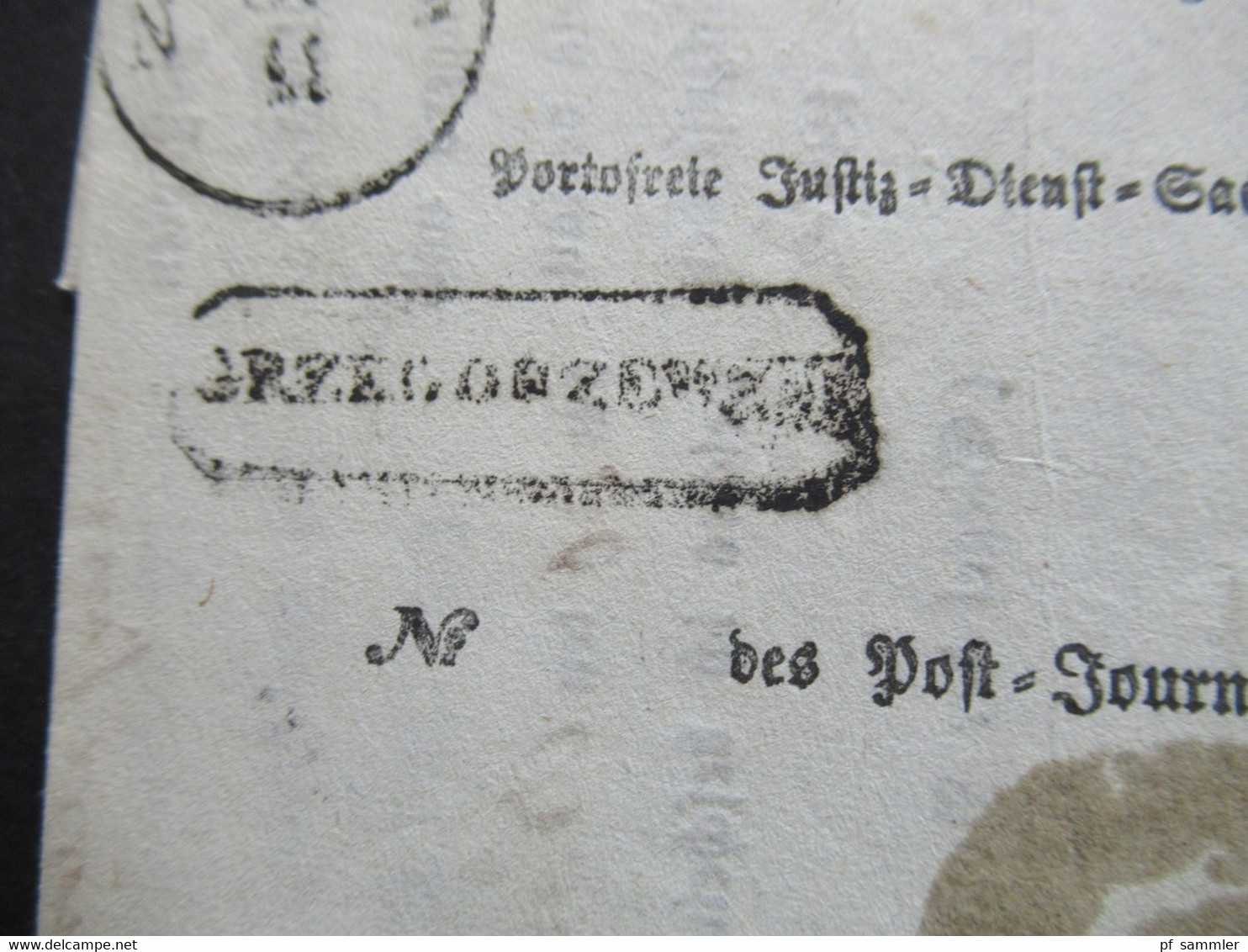 AD 30.11.1860 Preussen Pommern Ra2 Dirschau Justiz Dienst Sache / Documentum Insinuationis Einige Stempel!! - Storia Postale