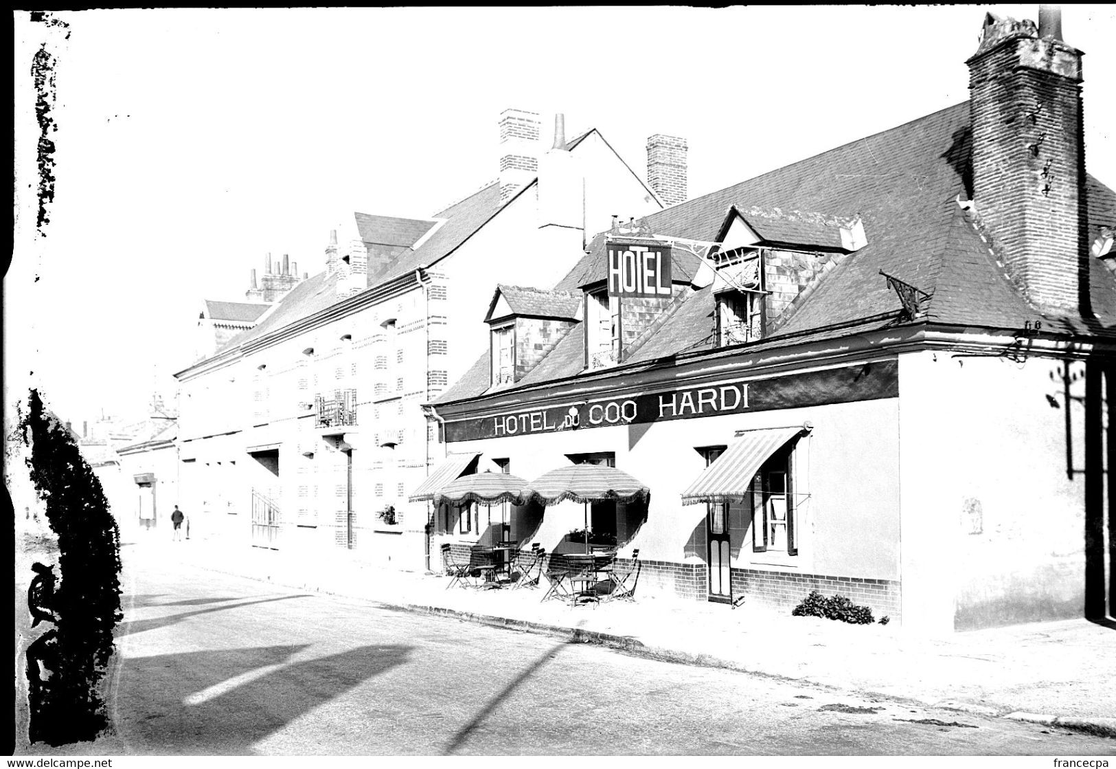 PN - 164 - INDRE ET LOIRE - MONNAIE - Hôtel Le Coq Hardi - Original Unique - Plaques De Verre