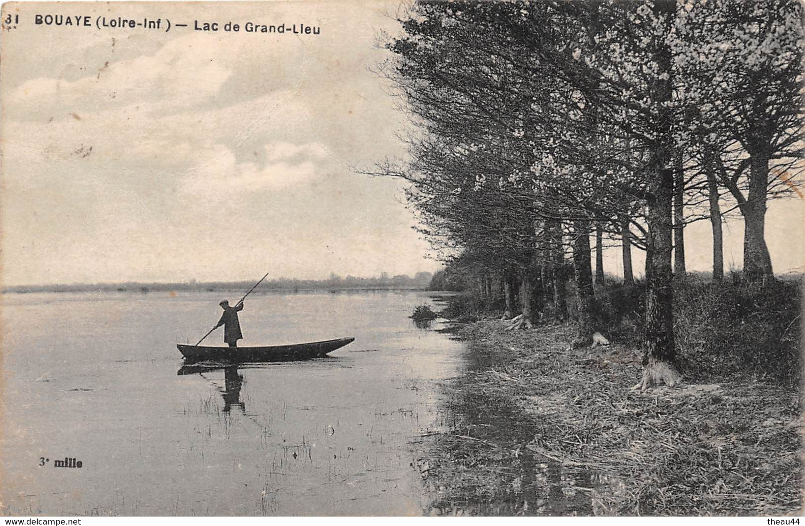 ¤¤   -   BOUAYE   -  Le Lac De Grand-Lieu   -  Pêcheur     -  ¤¤ - Bouaye