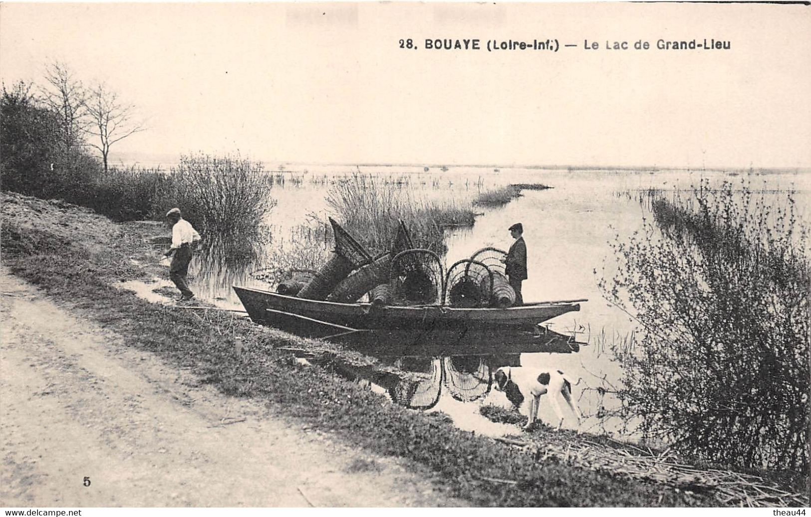 ¤¤   -   BOUAYE   -  Le Lac De Grand-Lieu   -  Pêcheurs    -  ¤¤ - Bouaye