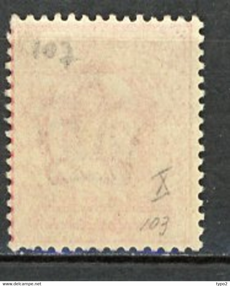 GB -1902 Yv. N° 107 SG N° 219  *  1 D  Rouge Cote 3  Euro Ou  £ 2  TBE  2 Scans - Neufs