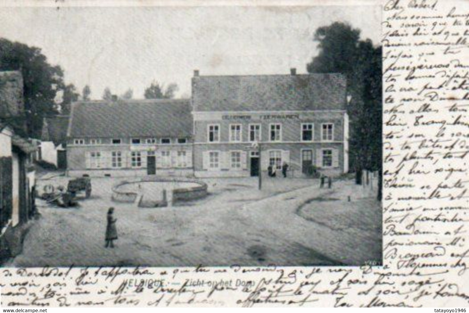 Velsique  Zicht Op Het Dorp Voyagé En 1904 - Zottegem