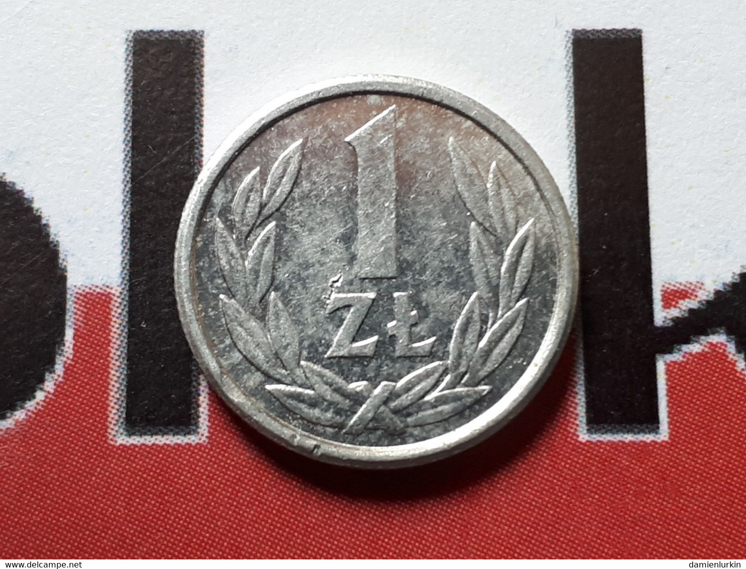 POLOGNE 1 ZLOTY 1990 "FEUILLES SE TOUCHENT" - Poland