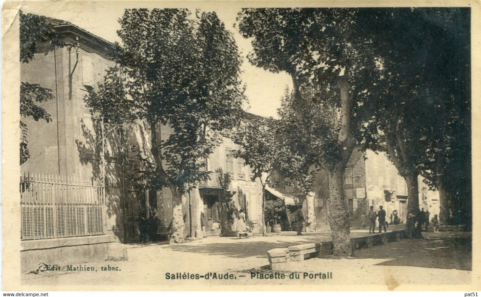 11 - Sallèles D' Aude : Placette Du Portail - Salleles D'Aude