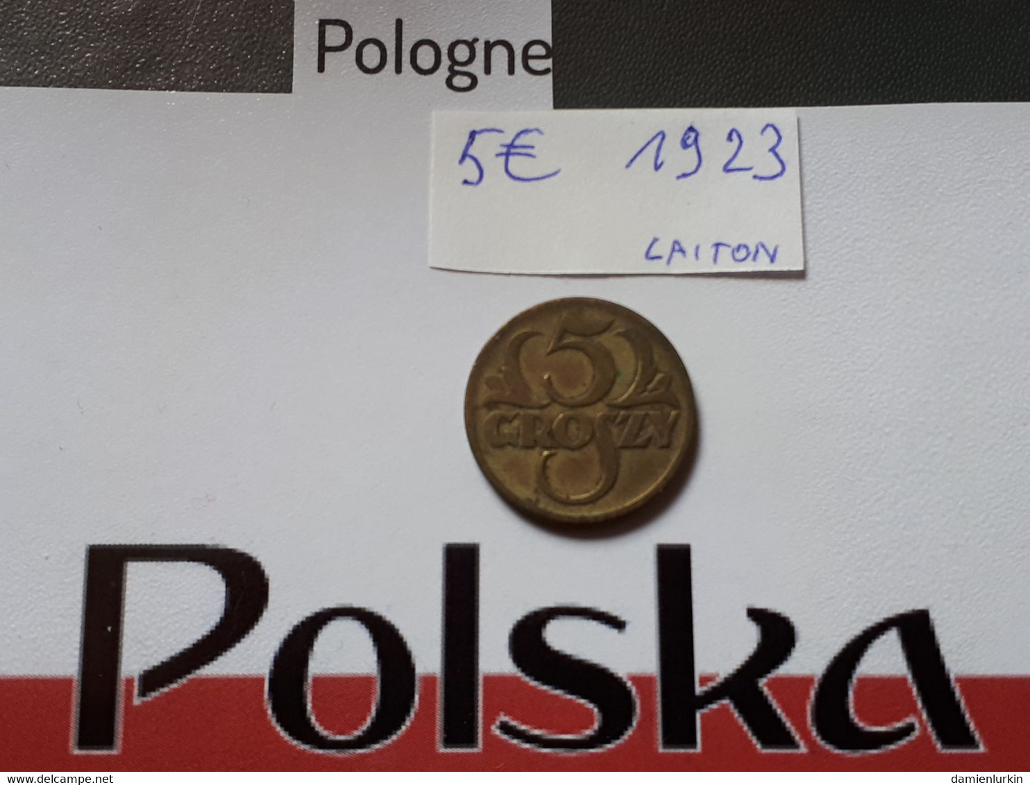 POLOGNE 5 GROSZY 1923 - Polonia