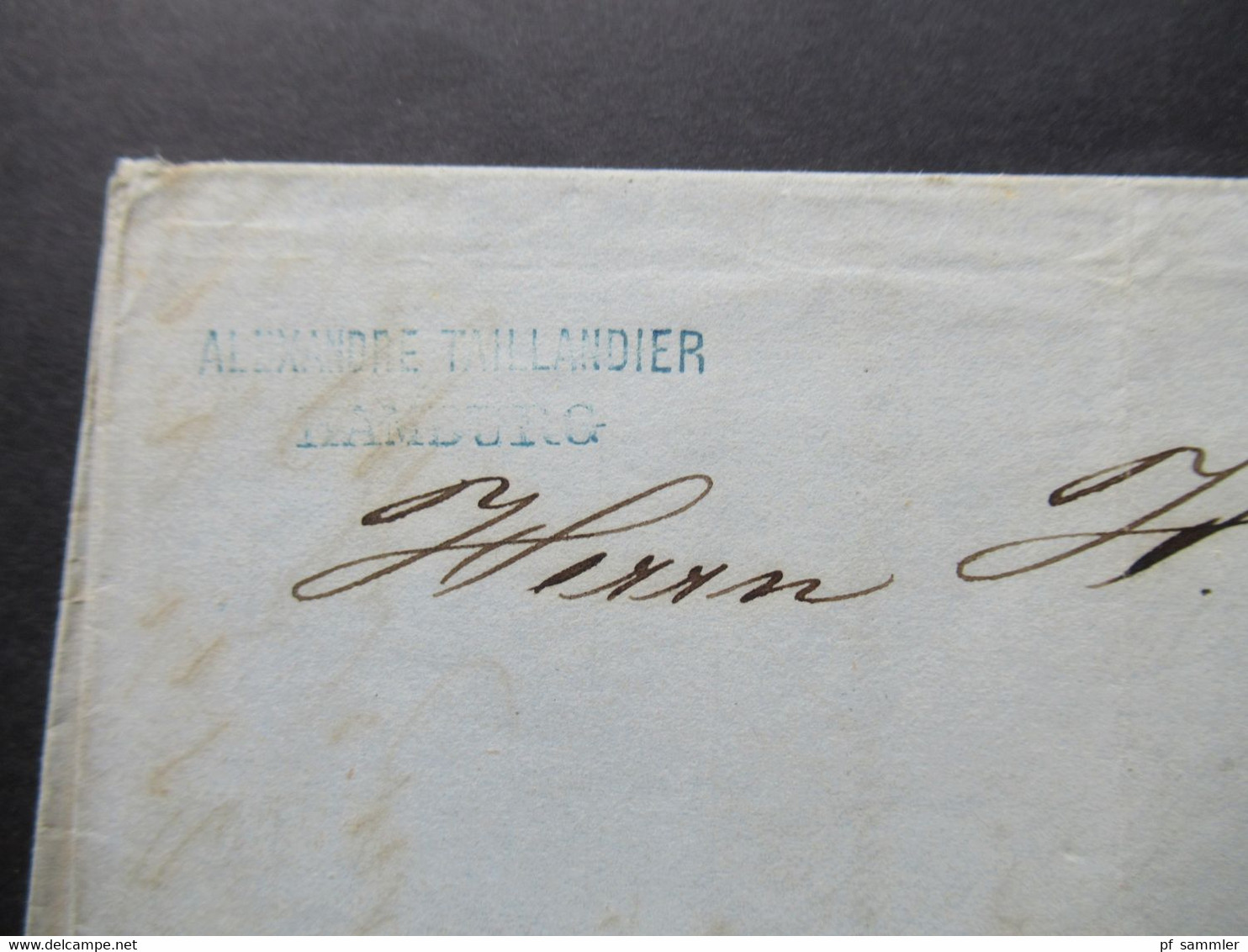 AD NDP 22.9.1871 Nr. 16 EF Faltbrief Mit Inhalt Alexandre Taillandier Dekorativer Briefkopf Lager New York Factura - Cartas & Documentos