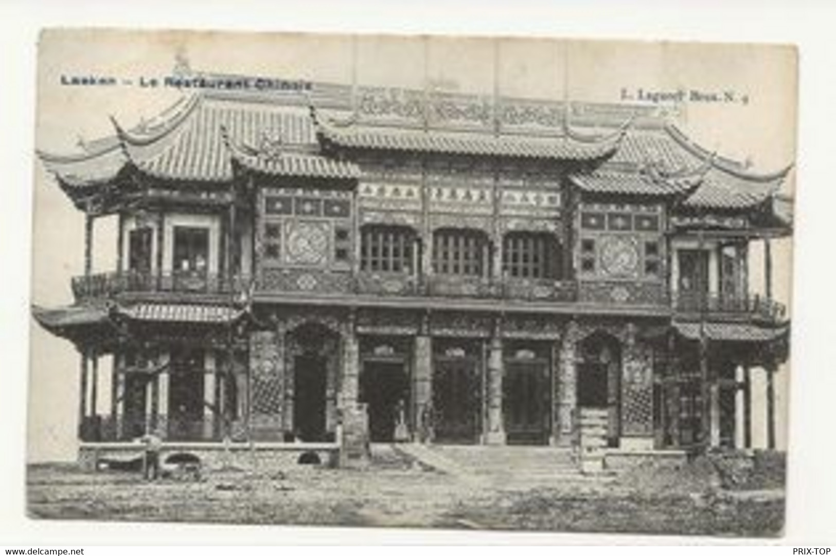 REF3886/  CP-PK Laeken Le Restaurant Chinois Animée - Cafés, Hôtels, Restaurants