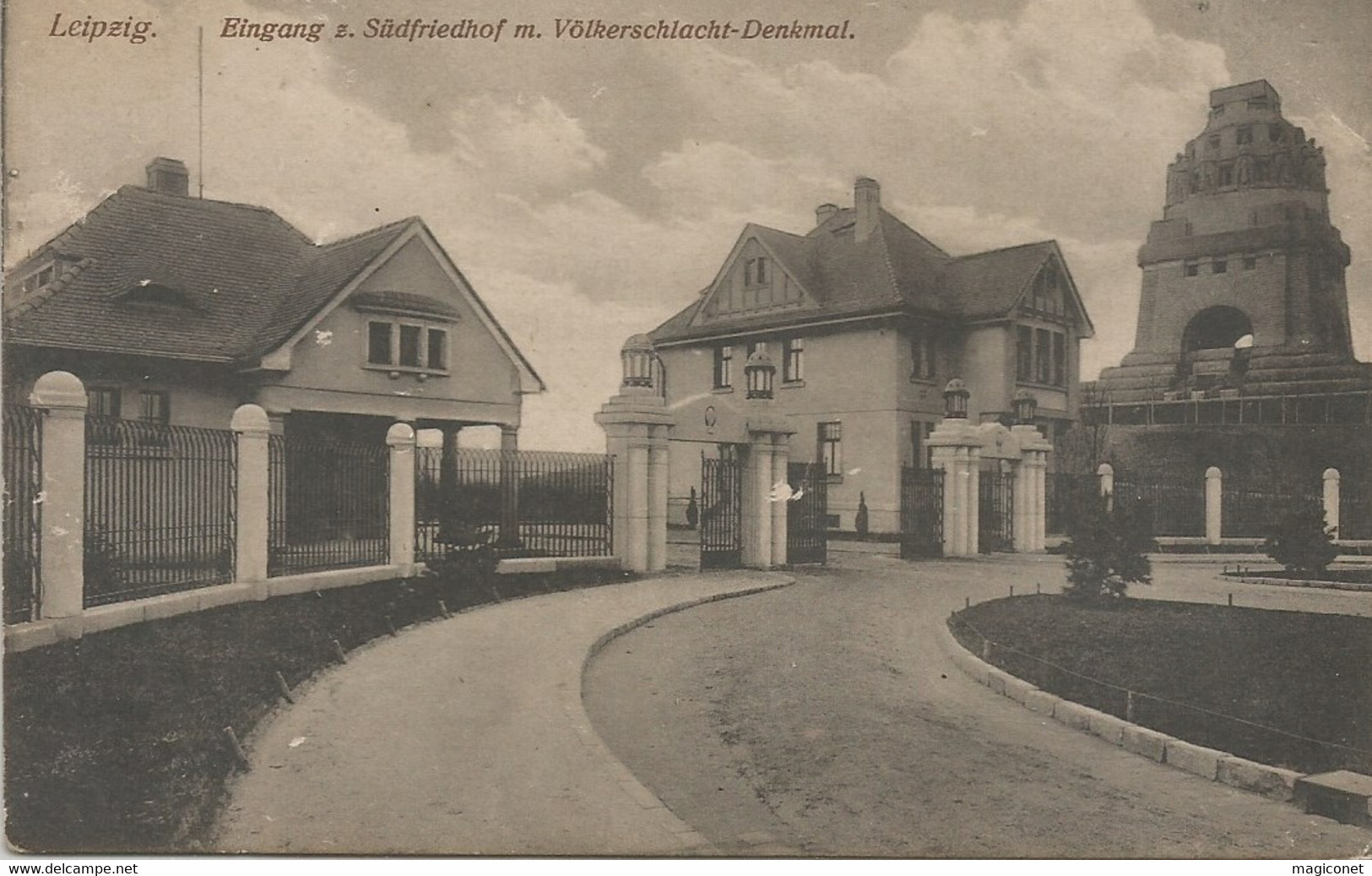 CPA - Leipzig Eingang - Z. Südfriedhof - Brumath