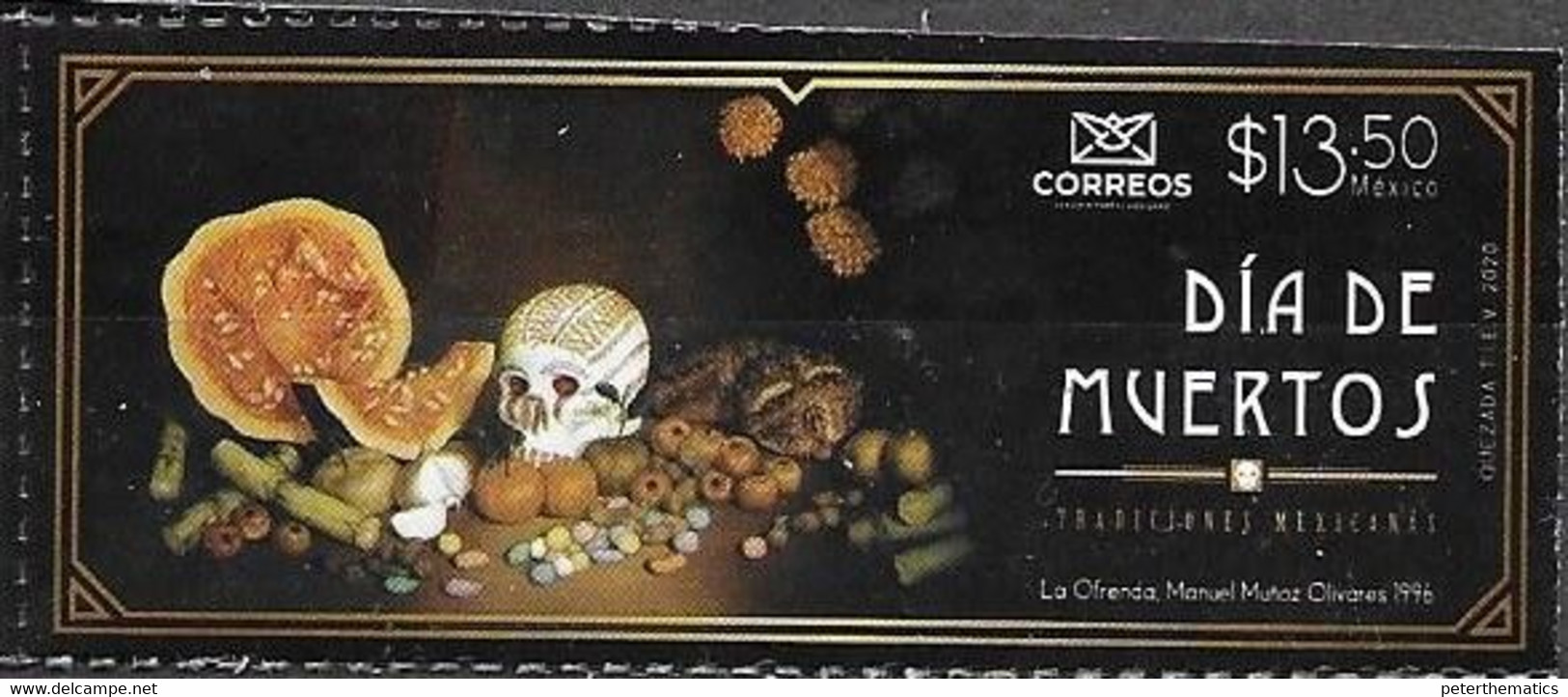 MEXICO, 2020, MNH, DAY OF THE DEAD, DIA DE  MUERTOS,1v - Other & Unclassified