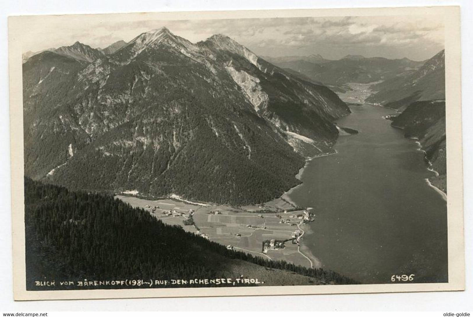 Barenkopf Achensee Tirol Austria Österreich Postcard Unused 1926 - Pertisau