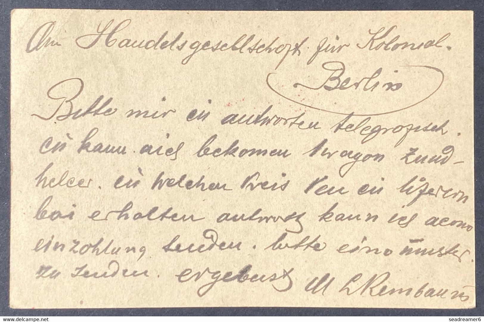 Pologne Occupation Allemande Entier Carte 7 1/2 Pf Orange Obl En Bleu De Ciechanow Pour Berlin + Censure  TTB - Brieven En Documenten