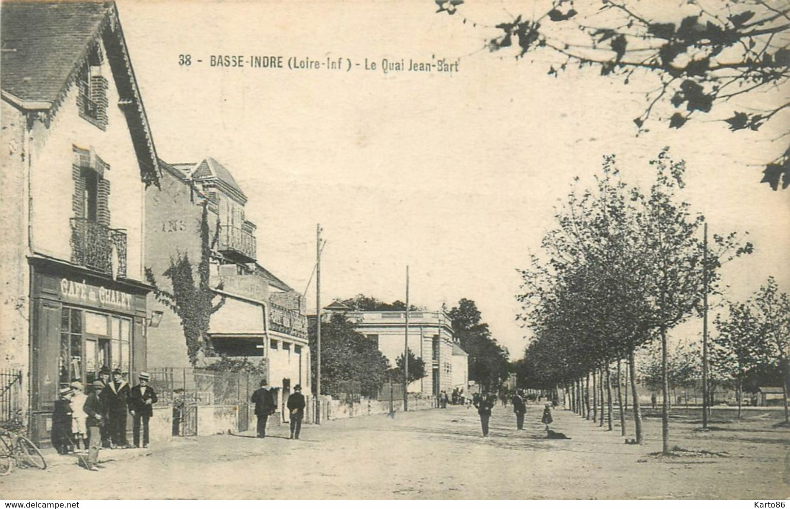 Basse Indre * Débit De Tabac Tabacs Café Du Châlet , Le Quai Jean Bart - Basse-Indre