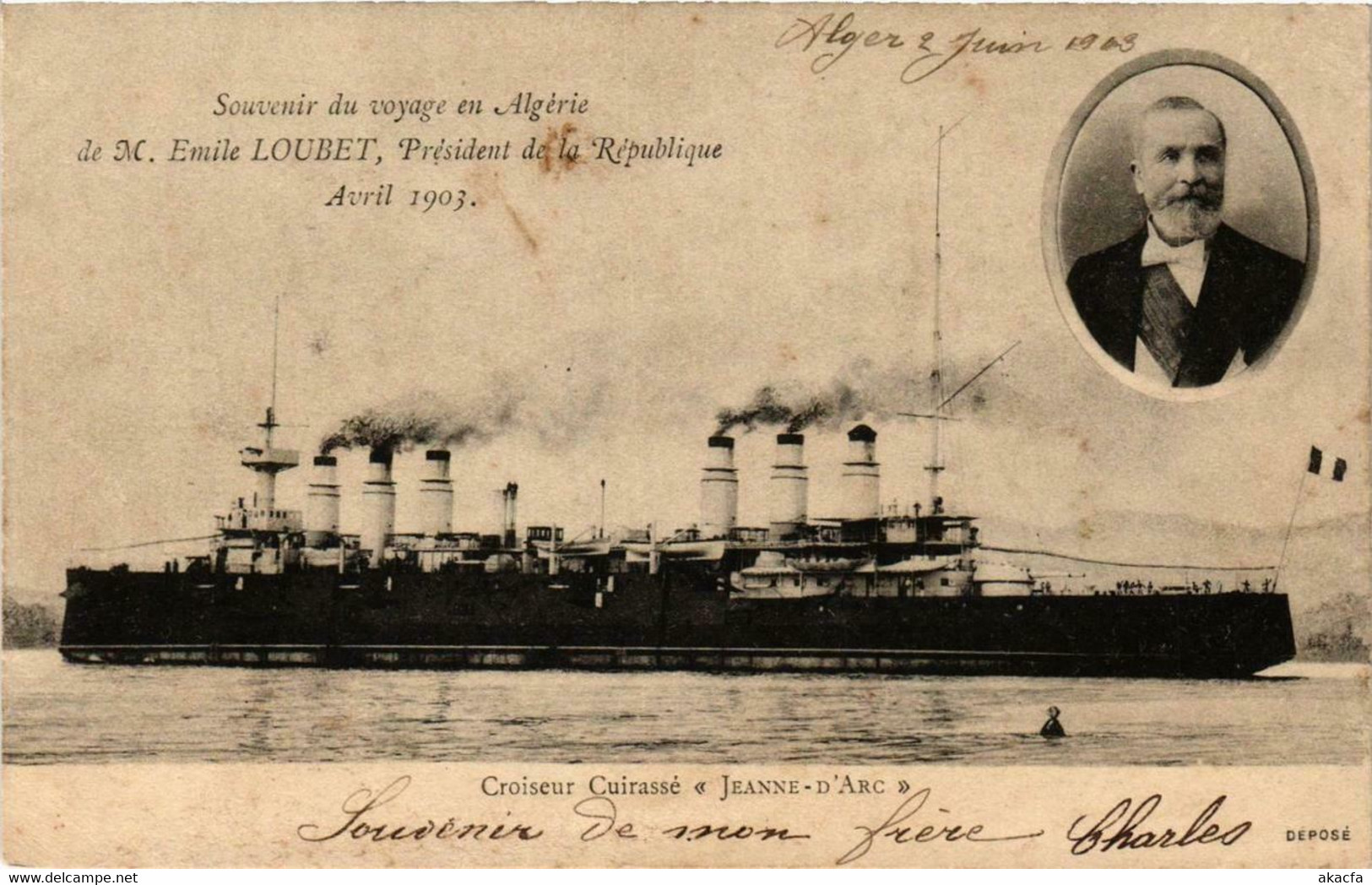 Croiseur-cuirassé Jeanne d'Arc 1903 [papier WAK & scratch 1/200°] de GONFARON (chantier) 149_001