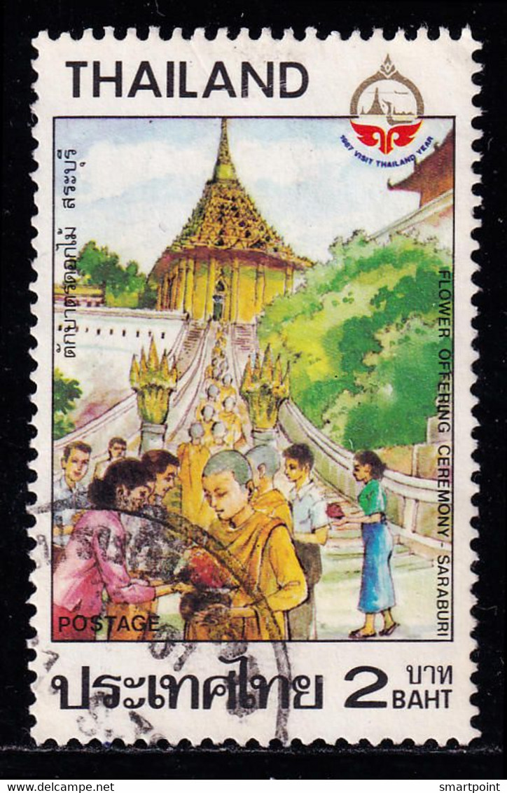 Thailand Stamp 1987 Visit Thailand Year 2 Baht - Used - Thailand