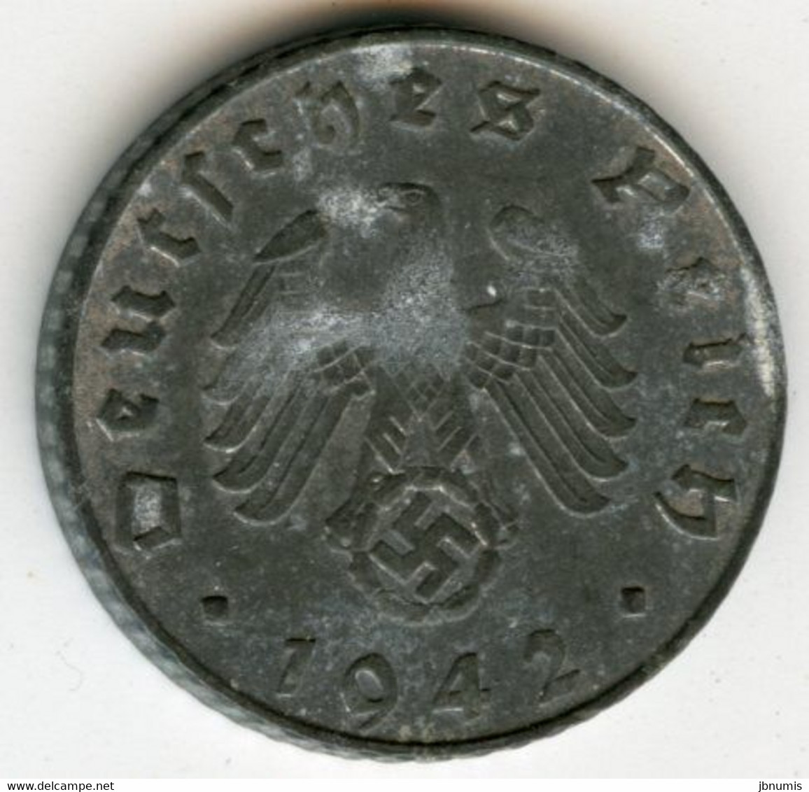 Allemagne Germany 5 Reichspfennig 1942 B J 370 KM 100 - 5 Reichspfennig