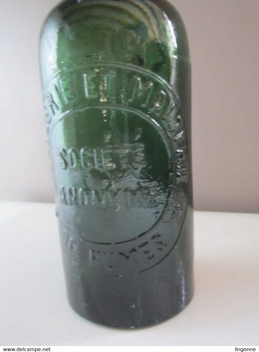 Ancienne Bouteille Publicitaire De BIERE HUMES BRASSERIE ET MALTERIE SOCIETE ANONYME Haut 28 Cm Poids 1008 Grammes - Bière