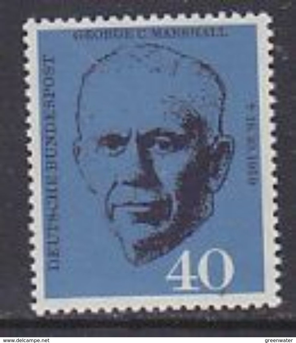 Germany 1960 George C. Marshall 1v ** Mnh (51616) - European Ideas