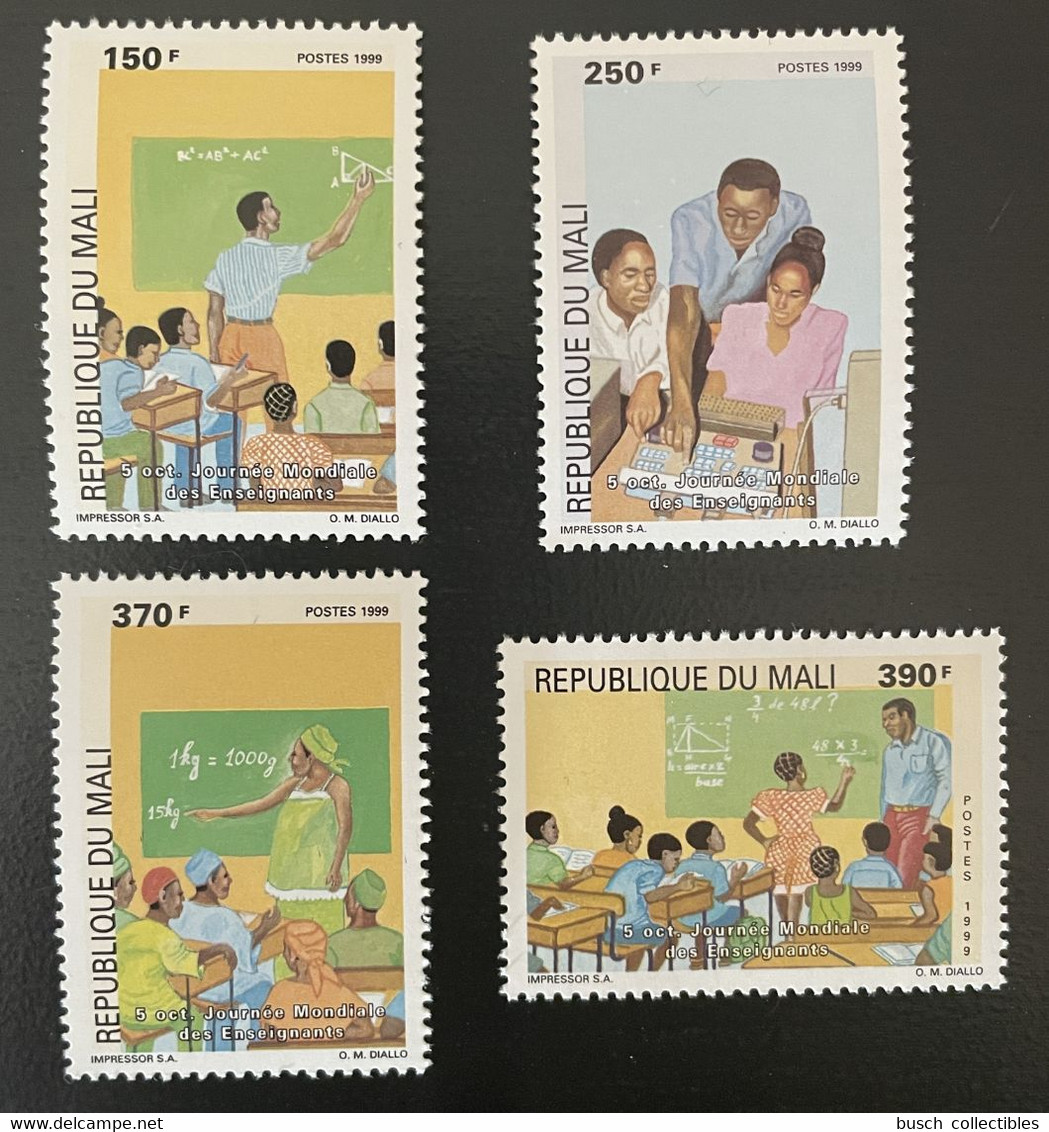 Mali 1999 Mi. 2435 - 2438 Journée Mondiale Enseignants Teacher Lehrer 4 Val. MNH** - Mali (1959-...)