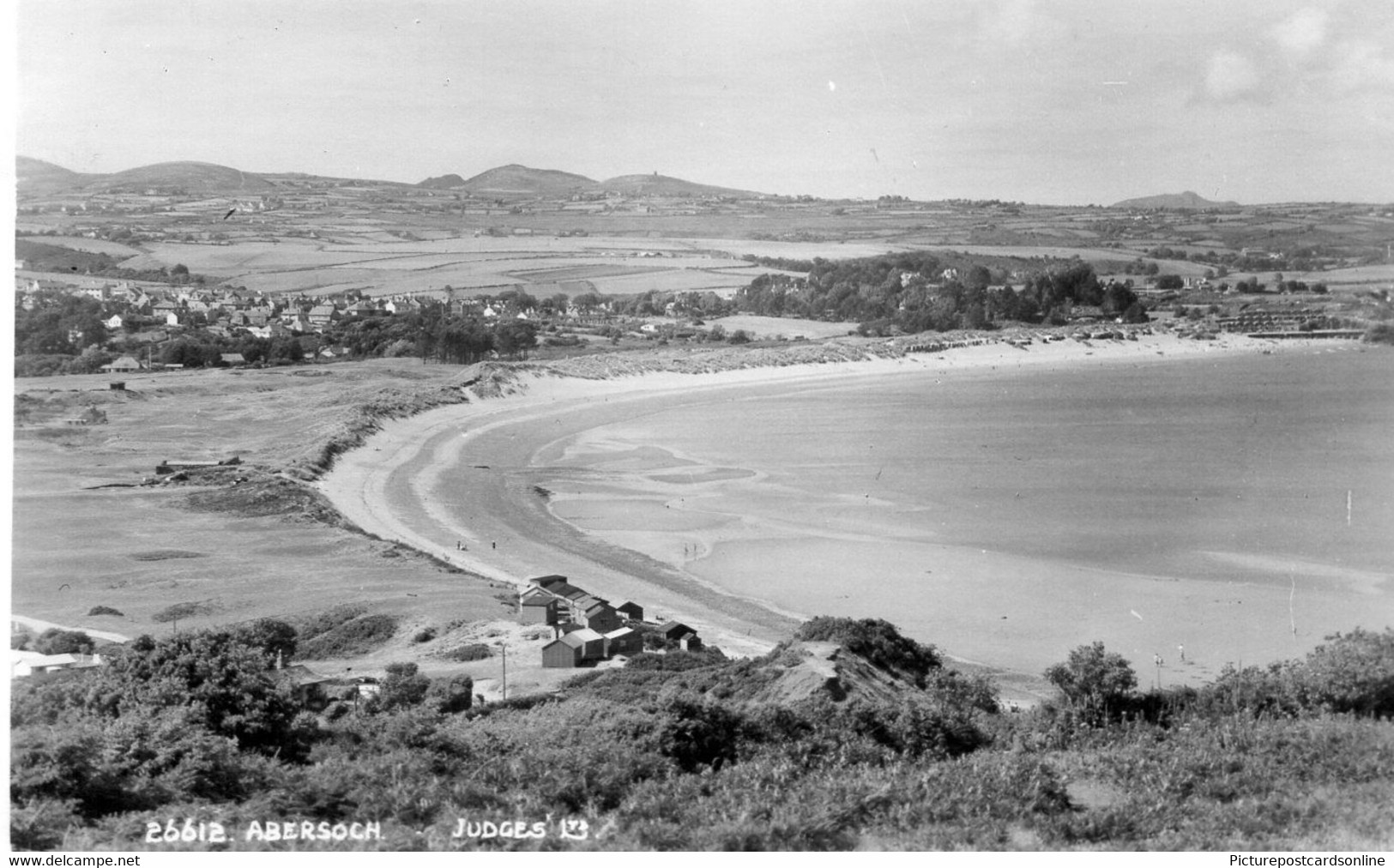 ABERSOCH OLD R/P POSTCARD WALES - Cardiganshire