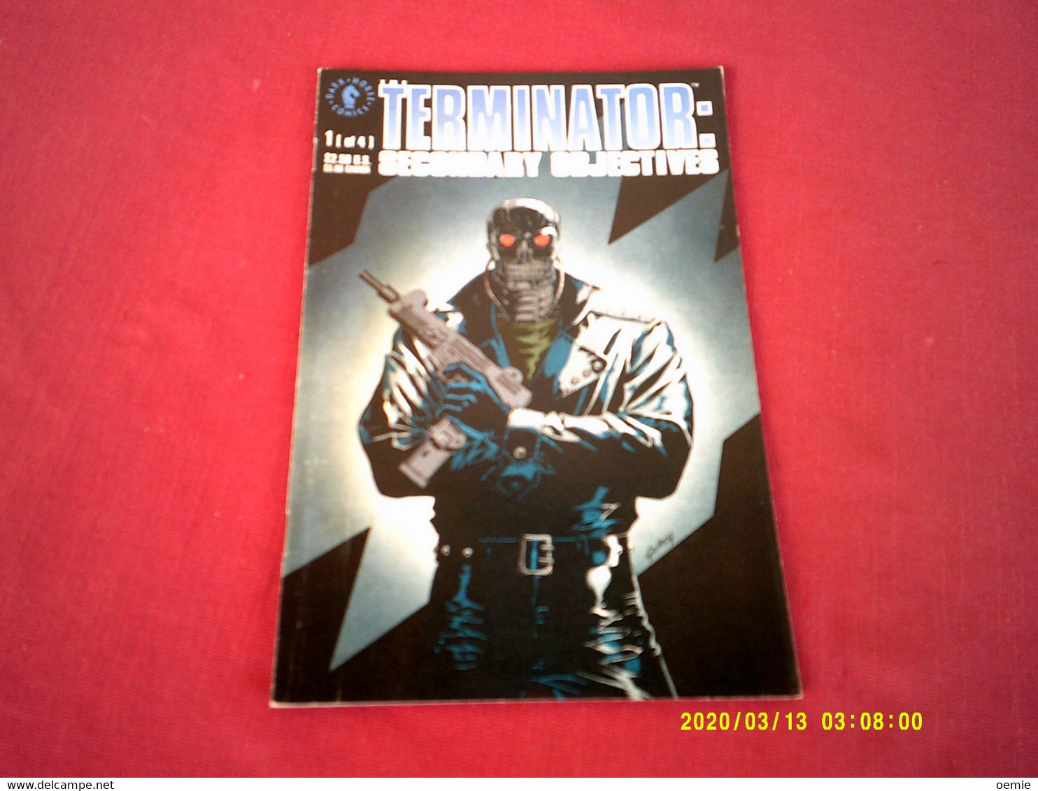 DARK HORSE  THE TERMINATOR  SECONDARY  OBJECTIVES  N° 1 ( Of 4 )   July 1991 - Other Publishers