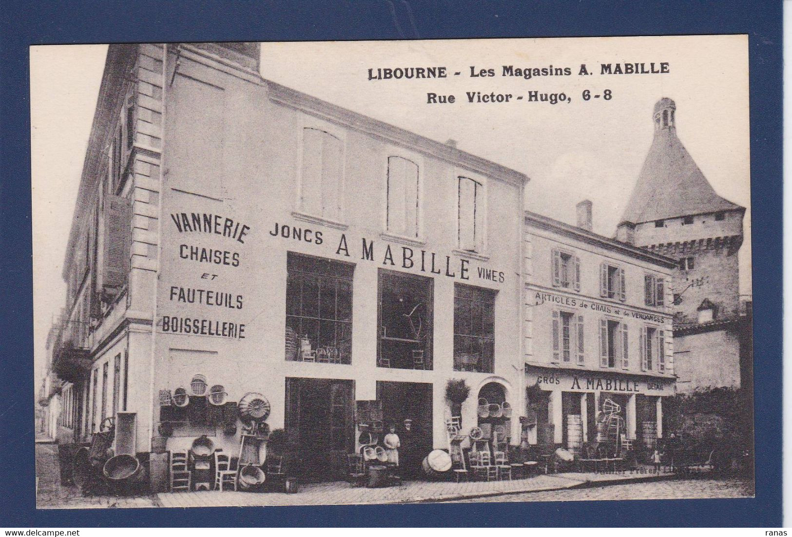 CPA [33] Gironde > Libourne Commerce Shop Devanture Magasin Non Circulé - Libourne