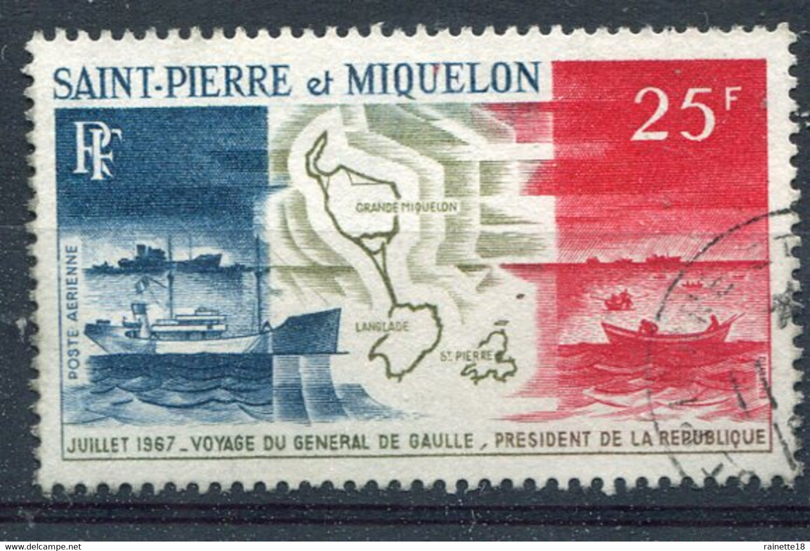 Saint Pierre Et Miquelon    PA  38 Oblitéré - Used Stamps