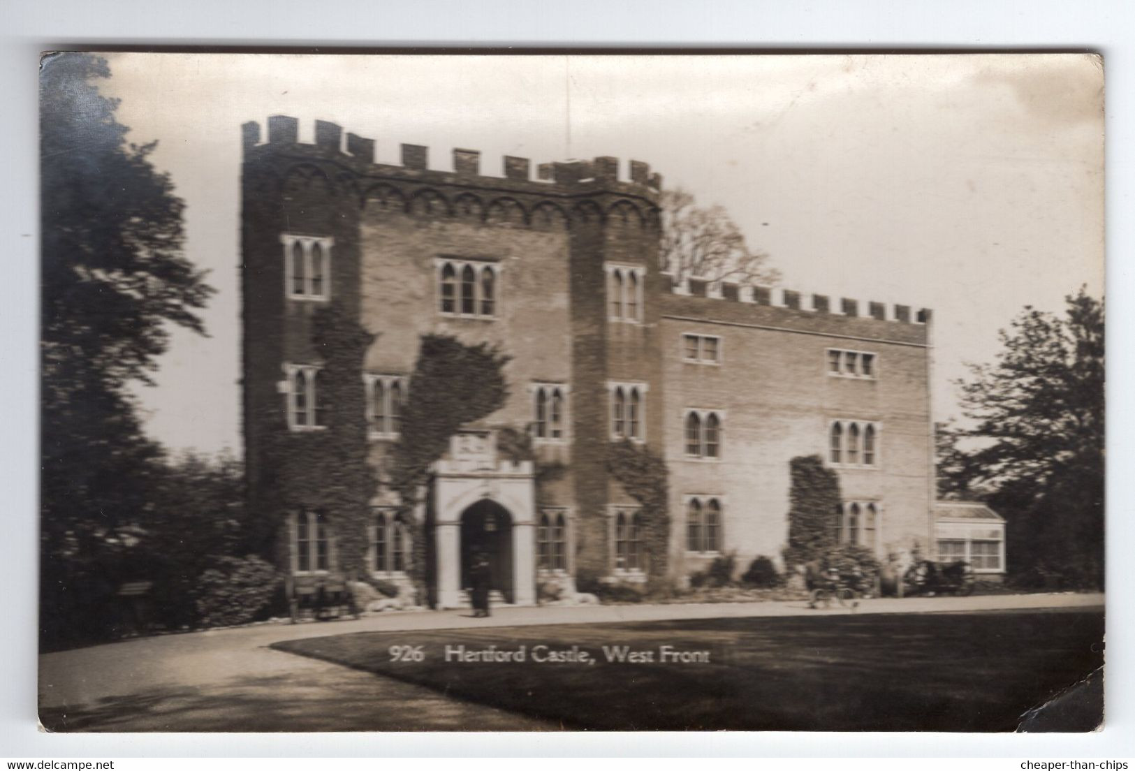 HERTFORD CASTLE - West Front - Nene Series - Hertfordshire