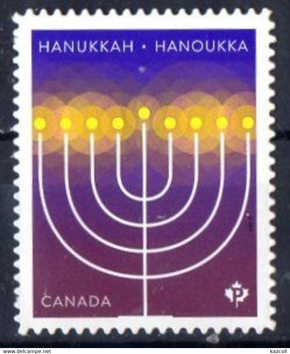 Canada 2019.  Hanukkah,  Hanoukka. Stamp From Booklet.  MNH - Unused Stamps