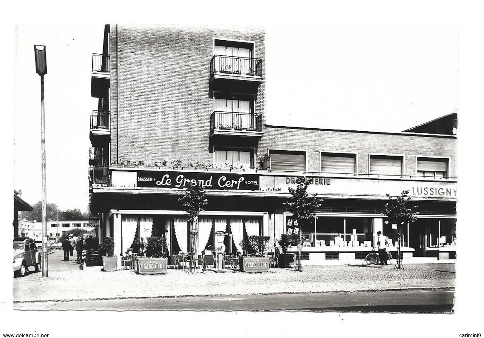 CPSM 59 - PHOTO - MAUBEUGE - LE GRAND CERF - HOTEL RESTAURANT - Maubeuge