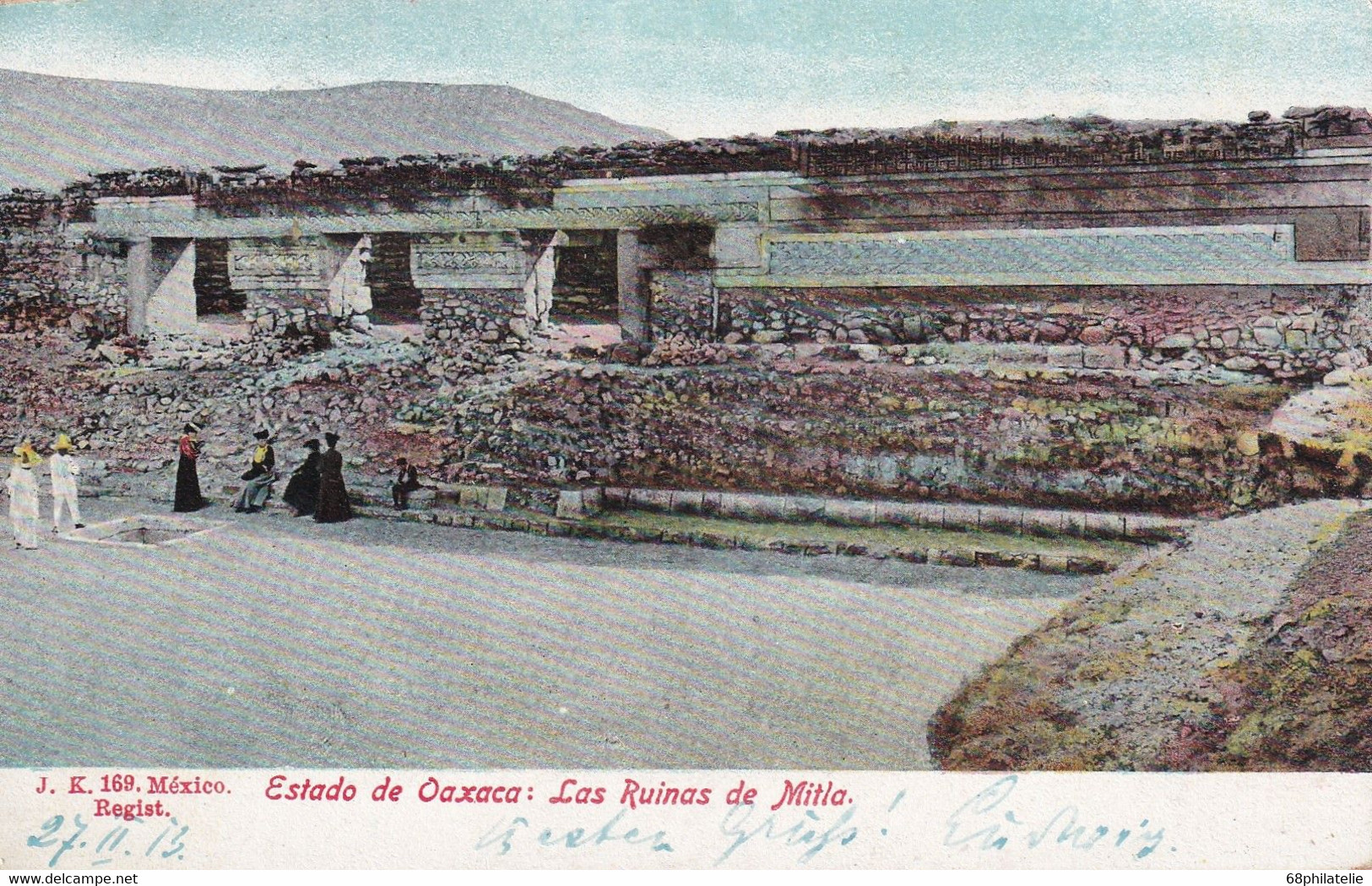 MEXIQUE 1913 CARTE POSTALE DE OAXACA - Mexico