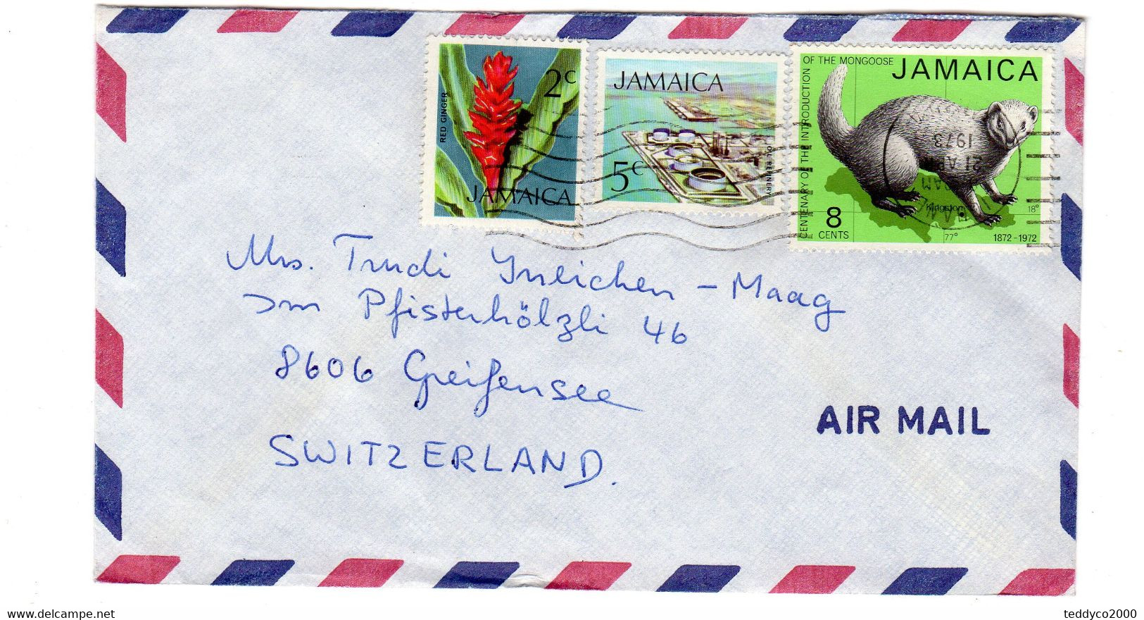 GIAMAICA Air Mail 1973 - Jamaica (1962-...)